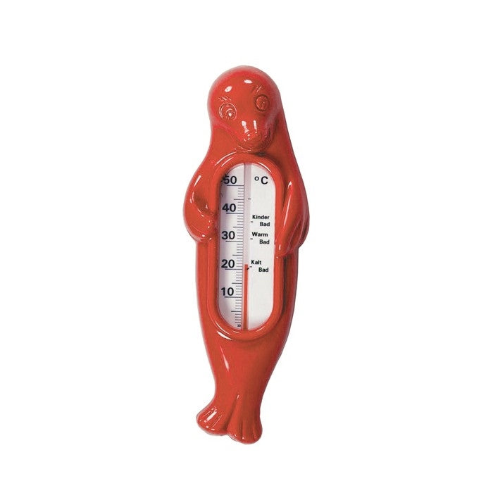 Carlo Badtermometer Säl Röd