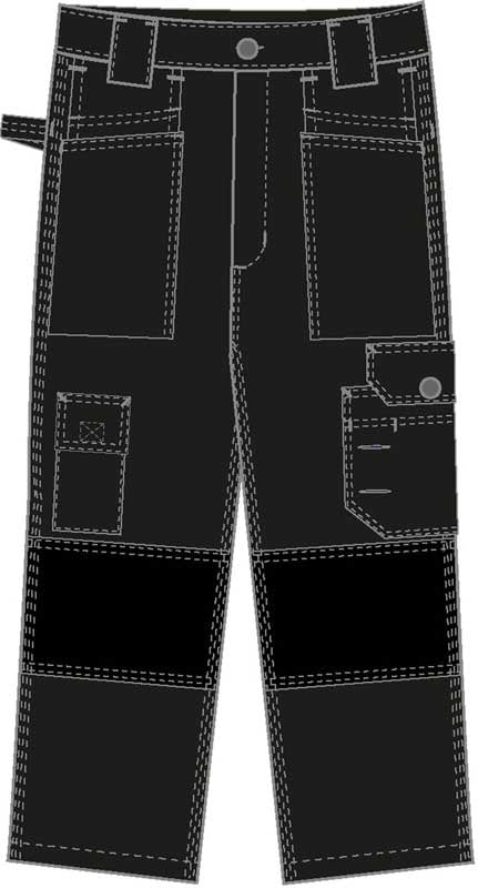 Walking, Arbetarbyxa Svart