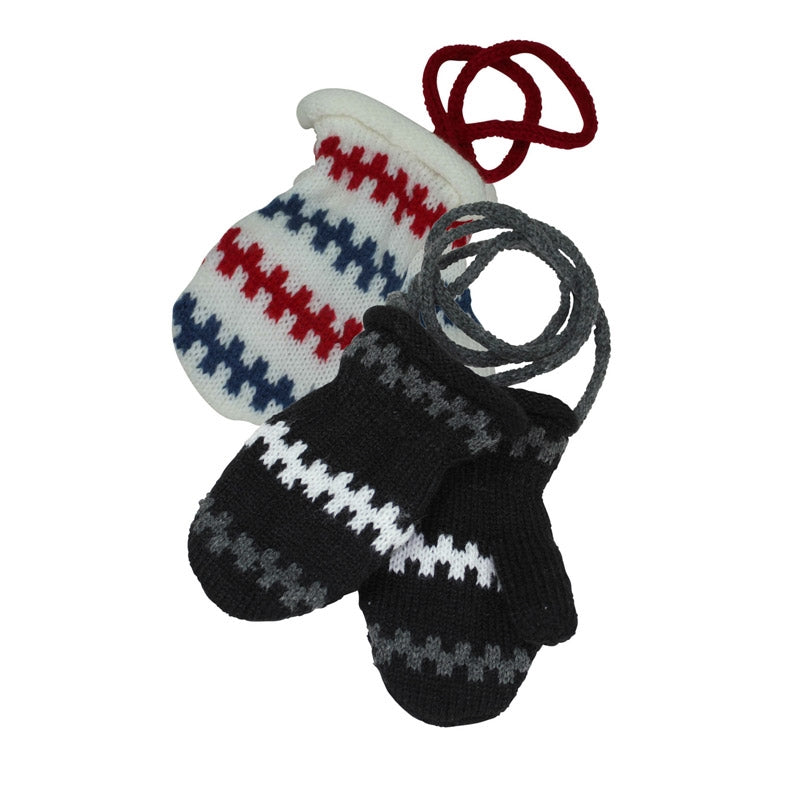 Randig tumvante baby fleecefoder