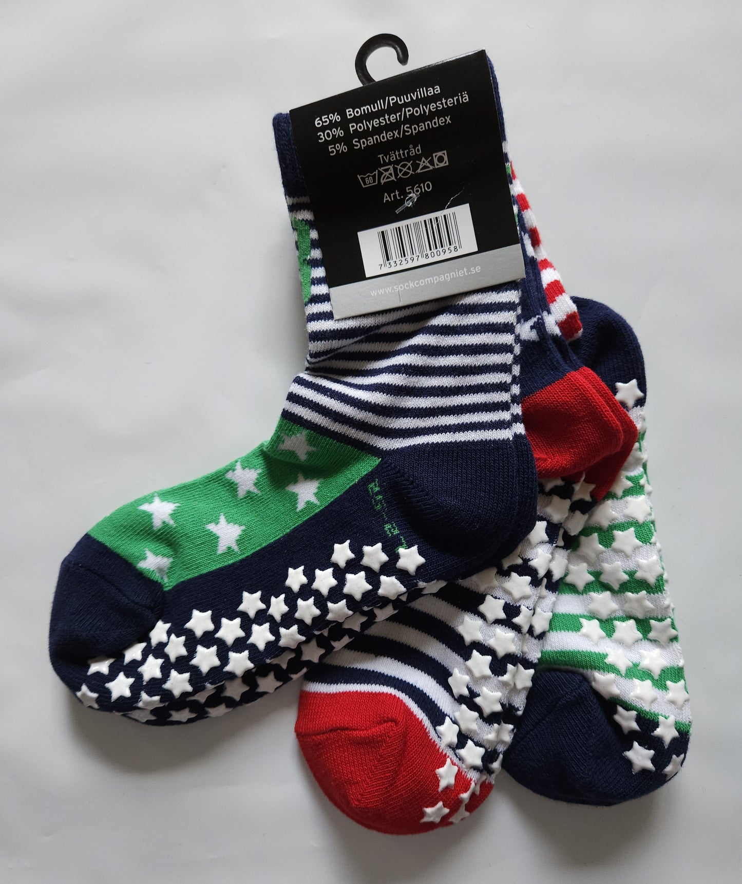 3-pack antihalksocka barn