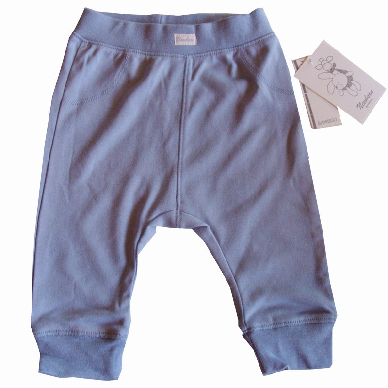 Babybyxa Blå Newborn walking bambu