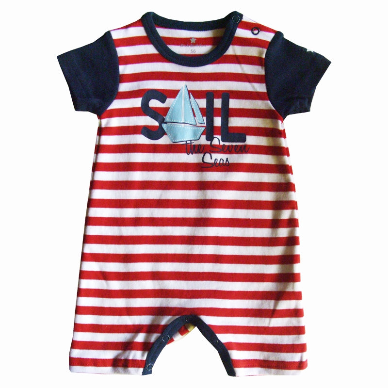 Ljuvlig Babyoverall med kort ärm