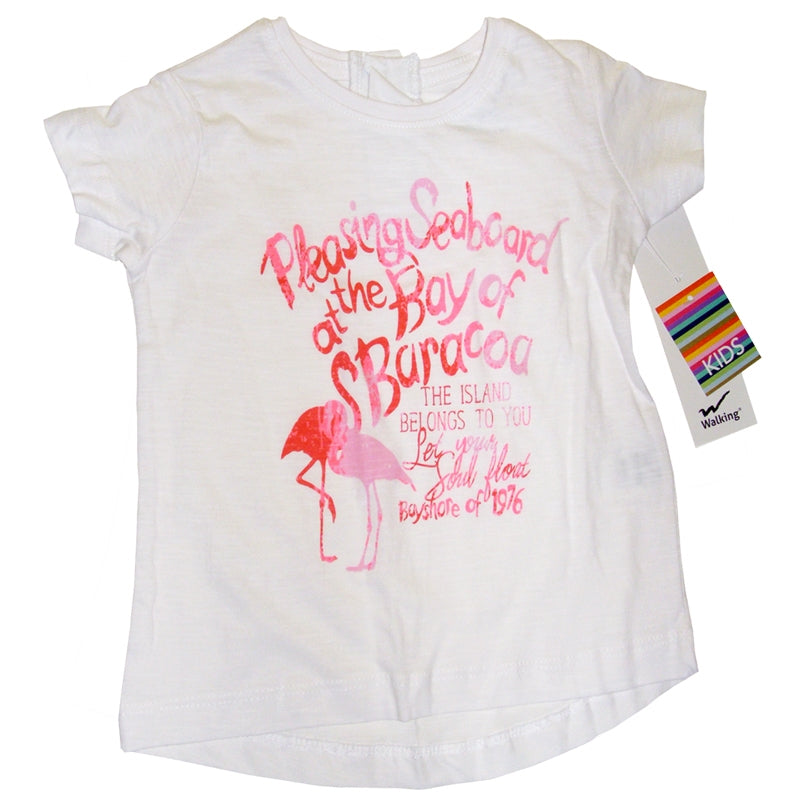 Walking Kids | Topp med tryck Vit