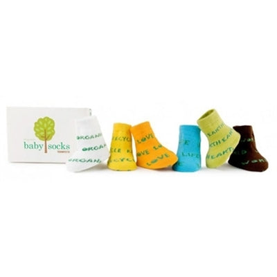 Organic Babysocks 6-pack 0-12 mån