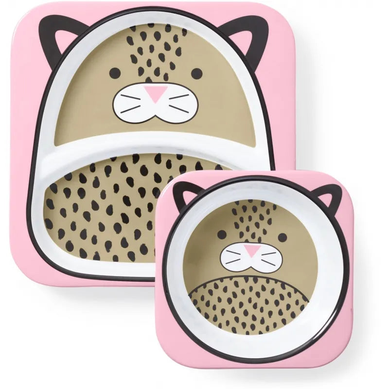 Skip Hop Zoo Tabletop Melamine Set - Leopard